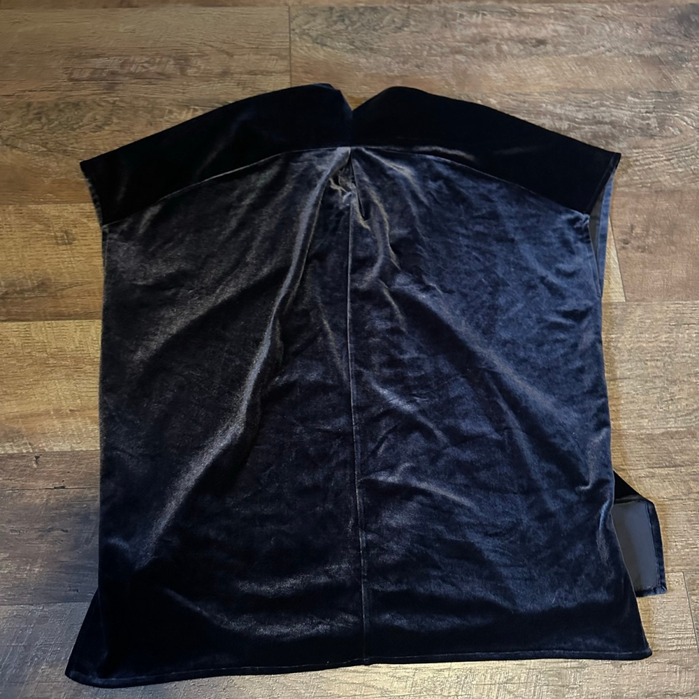 Women's KARLIE Black Velvet Tunic Top S - Picture 9 of 9